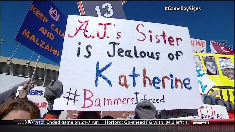 Illustration for article titled Gaybashing Abounds: Your Alabama-Auburn GameDay Sign Roundup